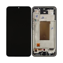 Touch+Display+Frame Samsung Galaxy A37 5G/A376 Service Pack Preto